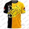 Nuova T-shirt Estiva Pokémon Gengar Stampa Cartone Animato Unisex Manica Corta Cosplay Tee Casual Oversize Top per Bambini/Adulti