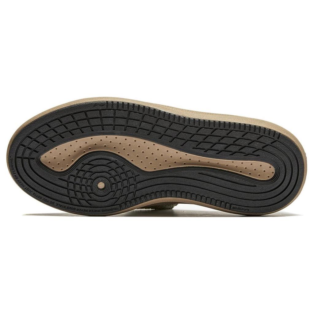 Li Ning Cloud Travel Mary Comfortable Simple Shock Absorbing Wear Resistant Low Top Casual Shoes Women Casual Shoes Dry-Grass-Gray AZGU040-6