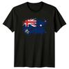 Australian Flag Grunge Style Mens Tee Womens Graphic T-Shirt Unisex