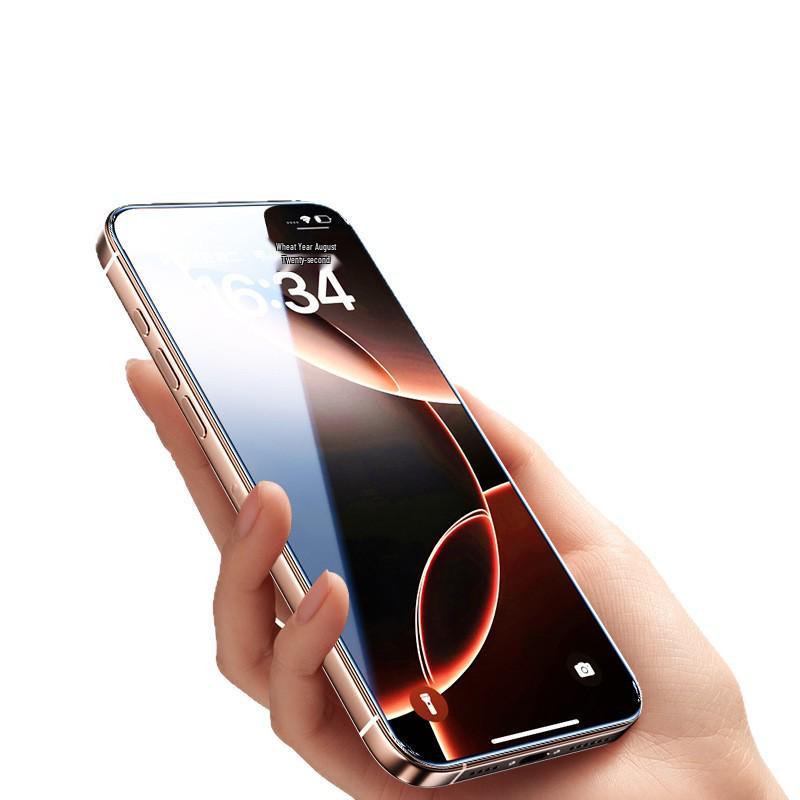 Apple 17 Pro Max Privacy Tempered Glass Film with Dust-Free and Electroplated Features