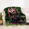 Gothic Style Blanket Soft Warm Cozy Great for Bed Livingroom Office Chair for All Occasions Playful Design Birthday Christmas Gift Blanket