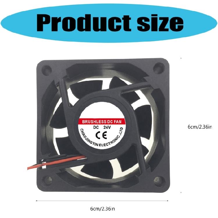 60mm 5V/12V/24V Quiet Computer Fan PC Fan For Computer PC Case GPU CPU Cooling Radiator Cooling Accessories