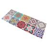 10Pcs Tile Sticker 5.9x5.9in Waterproof Anti Oil Moroccan Style Thick PVC Peel and Stick Tile for