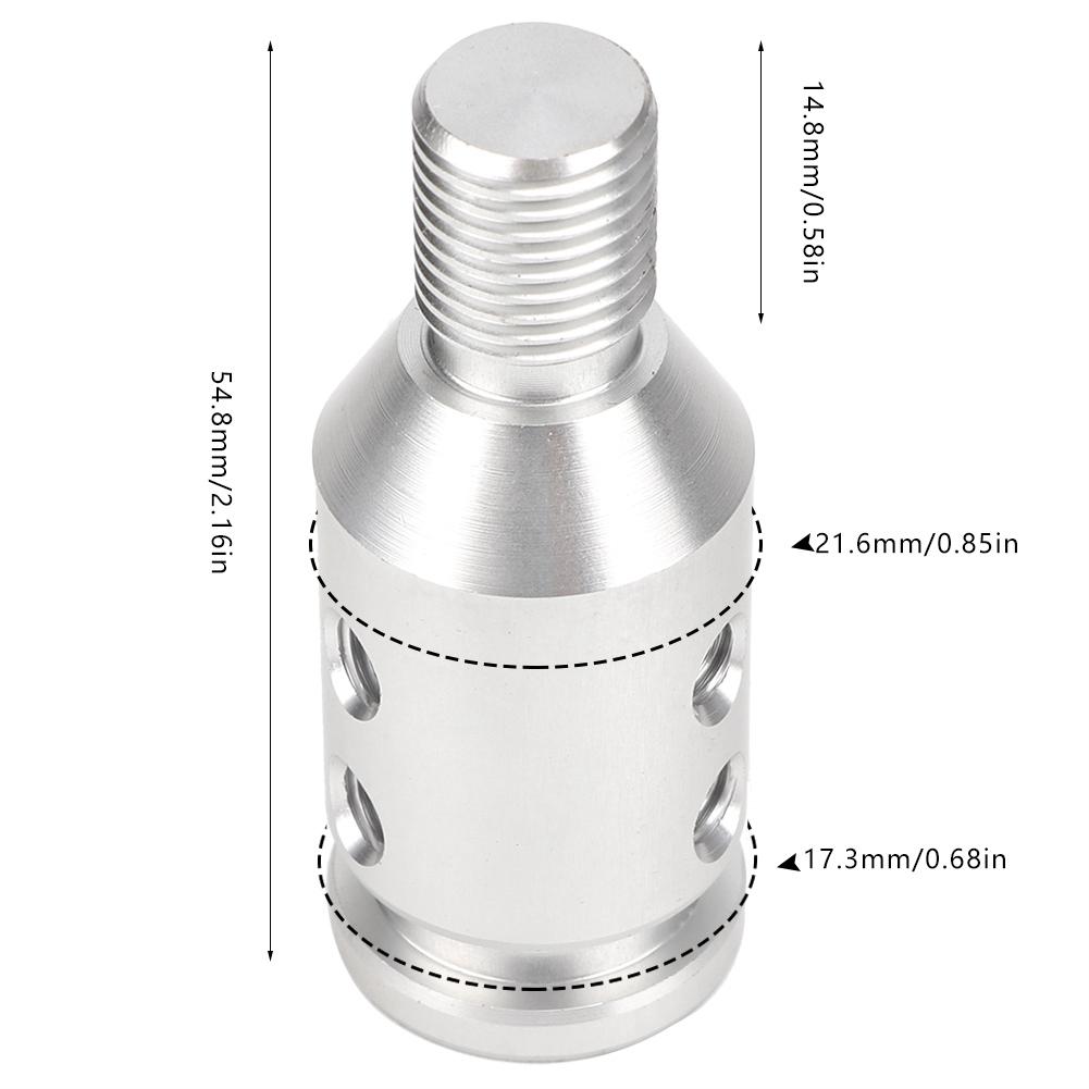 Universal Car Knob Adapter for Non Threaded Shifters 12x1.25 Universal Knob Adapter for Non Threaded Shifters
