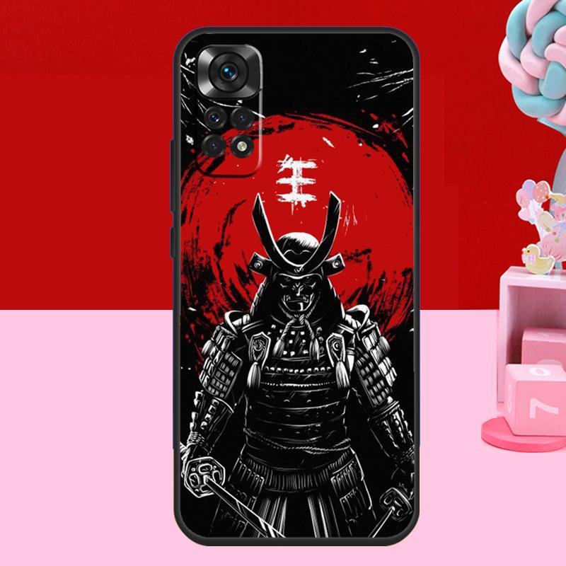 

Japanese Samurai Case For Xiaomi Redmi Note 13 12 11 10 14 15 Pro Plus Redmi 15 C 14C 10C 12C 13C Soft Cover Redmi Note 14 5G