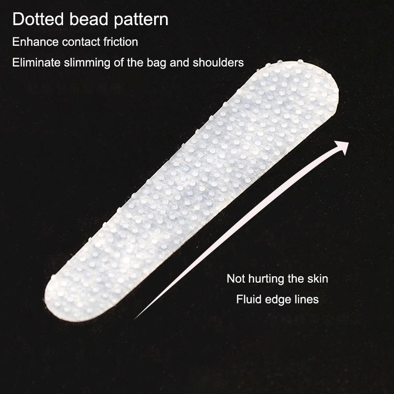 6/12Pcs Transparent Anti-Slip Silicone Patches For Bag Straps Convenient Durable Reusable Backpack Non-Slip Patch Resistant Pad