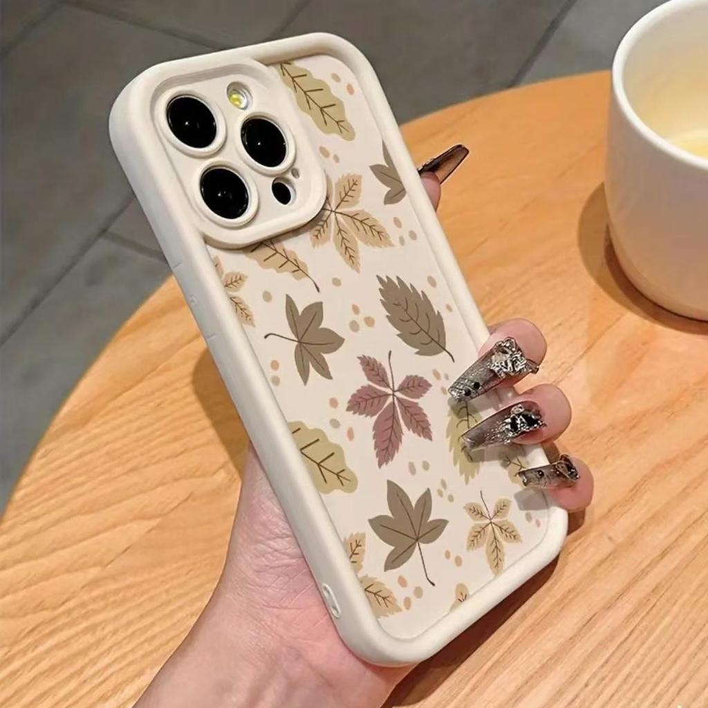 Etui na telefon INS Liść Klonowy dla iPhone 17Pro Max/16/15/14/13Pro (Europa)