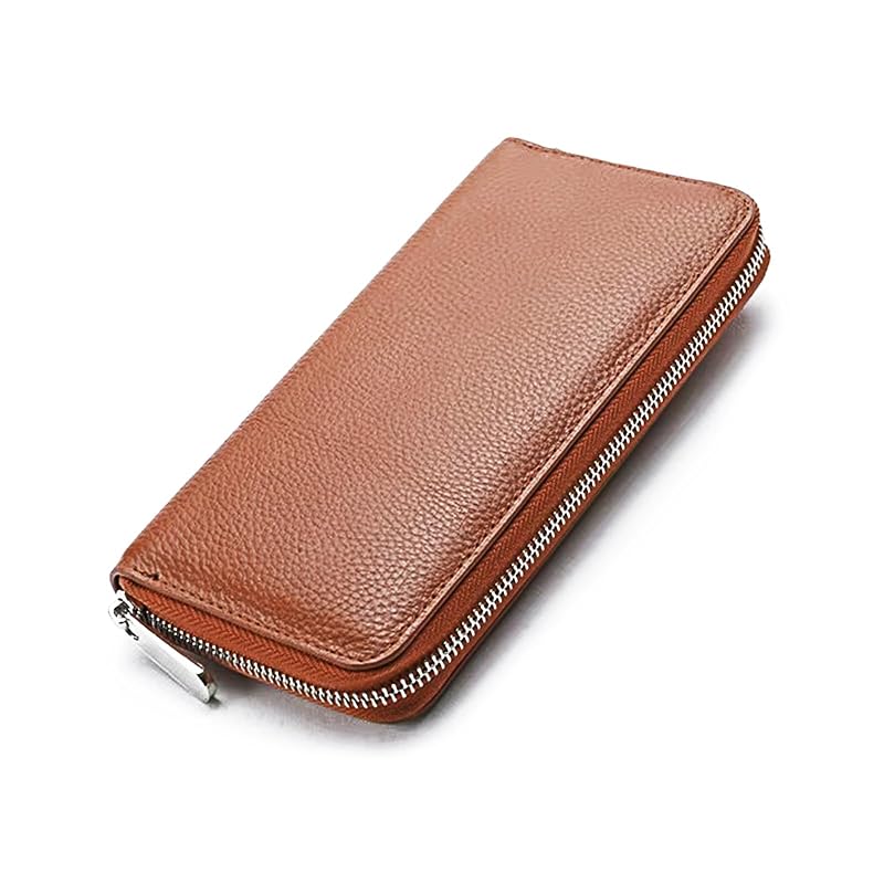 

[DDCFBLCG] [wallet men s Long wallet] Wallet Made of genuine leather High durability large capacity cowhide Skimming prevention With coin purse