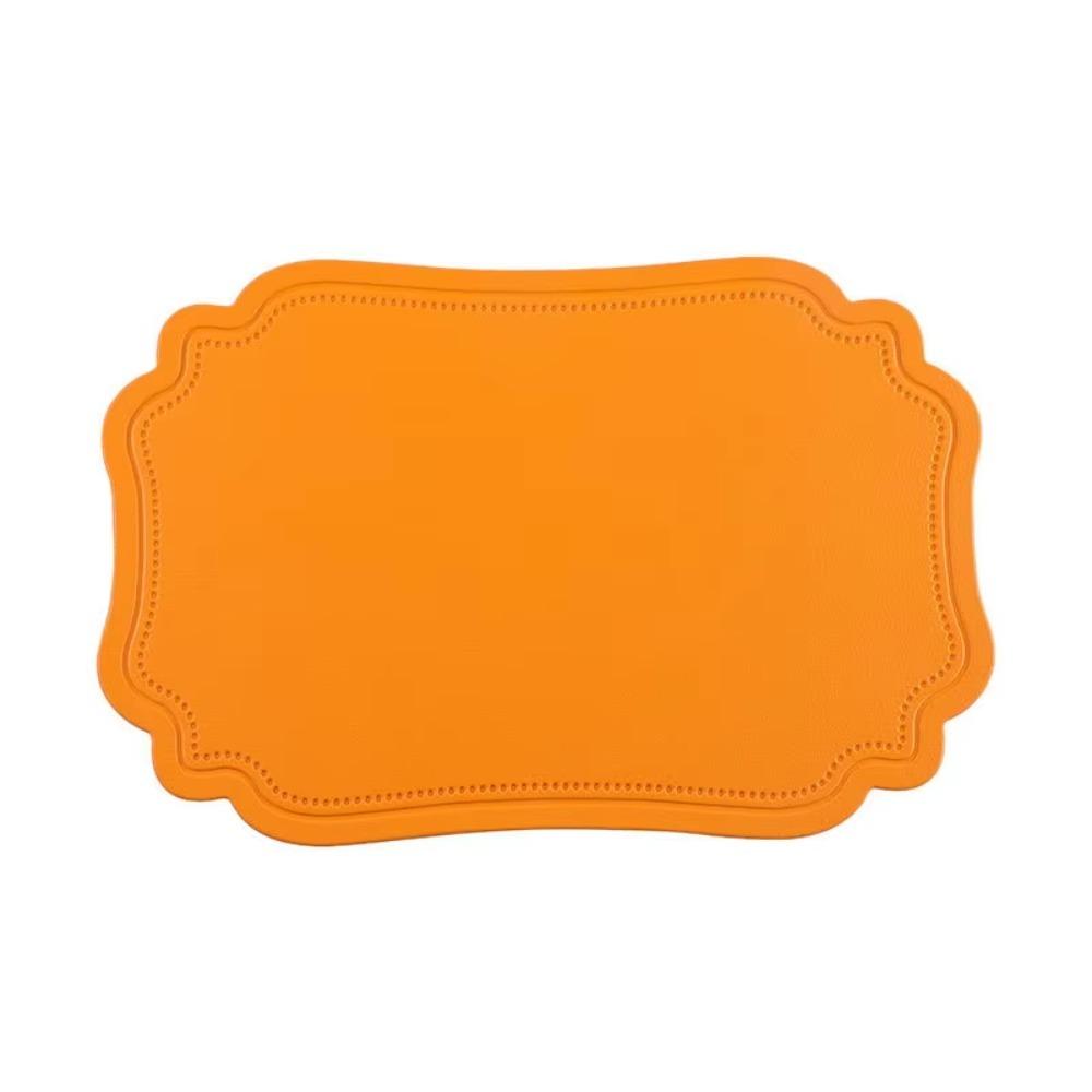 Jednobarevná čtvercová podložka pod talíř Tepelně odolná podložka Nové kuchyňské doplňky Venkovní vnitřní