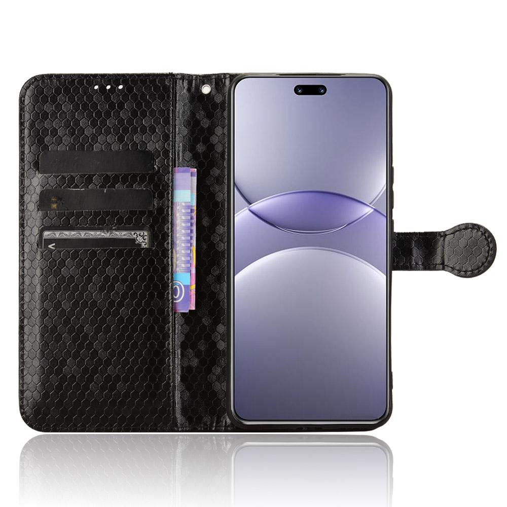 For Huawei nova 13 Pro 5G Wallet Case Dot Pattern Imprint PU Leather Phone Cover
