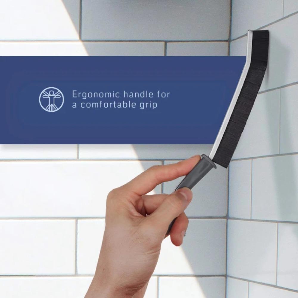 Hard Bevel Brush - 0.16 Inch Width Durable Grouting Cleaning Brush For Home Tile Gap Small Tile Grouting