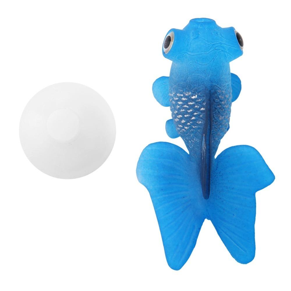 Blue Artificial Silicone Fish Red Betta Fish Aquarium Decoration Small Fish Brown Silicone Betta Fish Fish Bowl