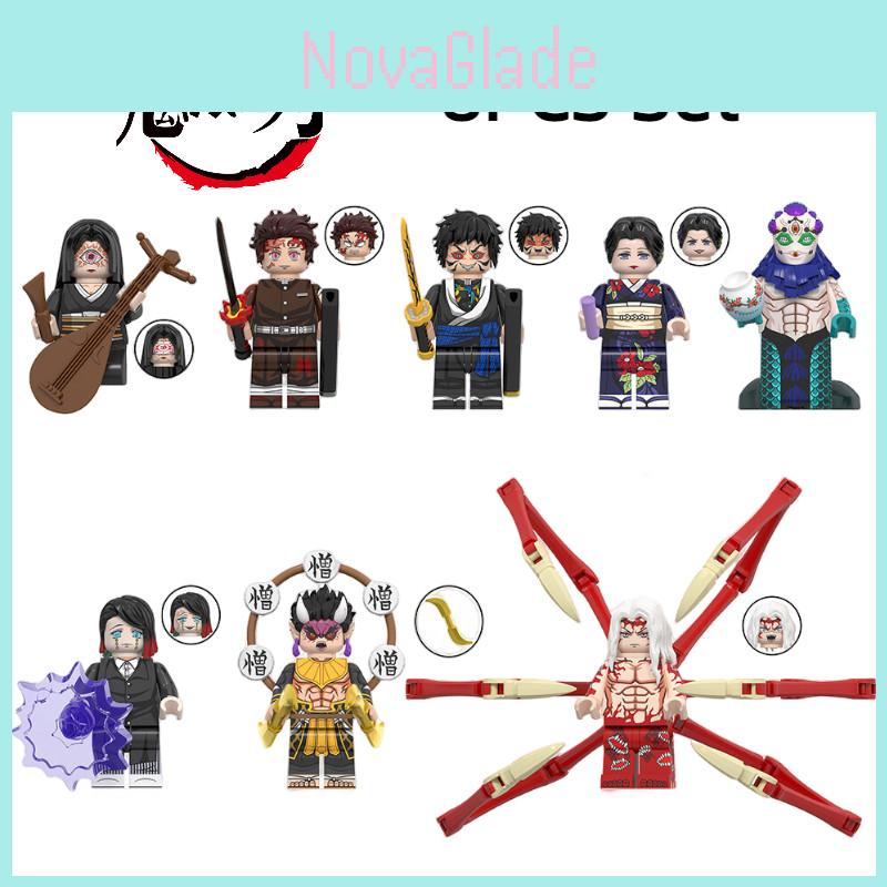 Wm6163 Anime-Serie Demon Slayer Perlenpuzzle Bausteine ​​Set im Beutel ABS-Kunststoff Nicht elektrisch DIY Kleine Partikel 0-38 Teile 0,01 kg