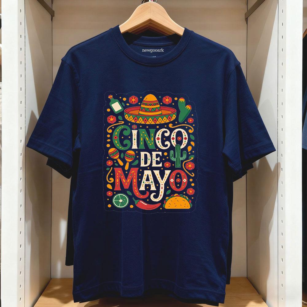 

Fiesta Cinco De Mayo T Shirts Women Unisex Casual cotton graphic t shirts Adult streetwear camisetas tops tee Shortsleev 4XL