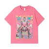 275 GSM Washed T-shirts 100% Cotton Kaiju No 8 V20 Kafka Print Unisex Heavy Cotton T Shirt
