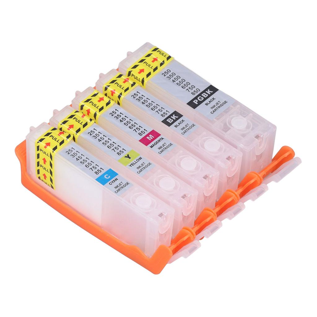 5Pcs Ink Cartridge for PIXMA IP7250 MG6350 MG5450 MX925 MX725 MG6450 MG5550 IX6850 Printers