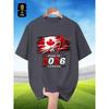 Fifa-Themed Men'S Breathable Summer Short-Sleeve T-Shirt, Featuring Player Silhouette Prints, Perfect for World Cup Themes, Sports Outfits