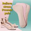 1Pair Self-adhesive Sandals Insoles Breathable Sweat-absorbent High-heeled Shoes Non-slip Stickers Seven-point Pads Soft Bottom