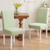 Neuer Spandex Streifen Jacquard Stretch Stuhlbezug Waschbarer Stuhl Überzug Kissenbezug für Esszimmer Küche Moderne Heimdekoration