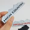 3D Metal HIGH COUNTRY Emblem Badge Alloy Decoration Grille Sticker Car Rear Trunk Fender Side Decal for Chevrolet Accessories