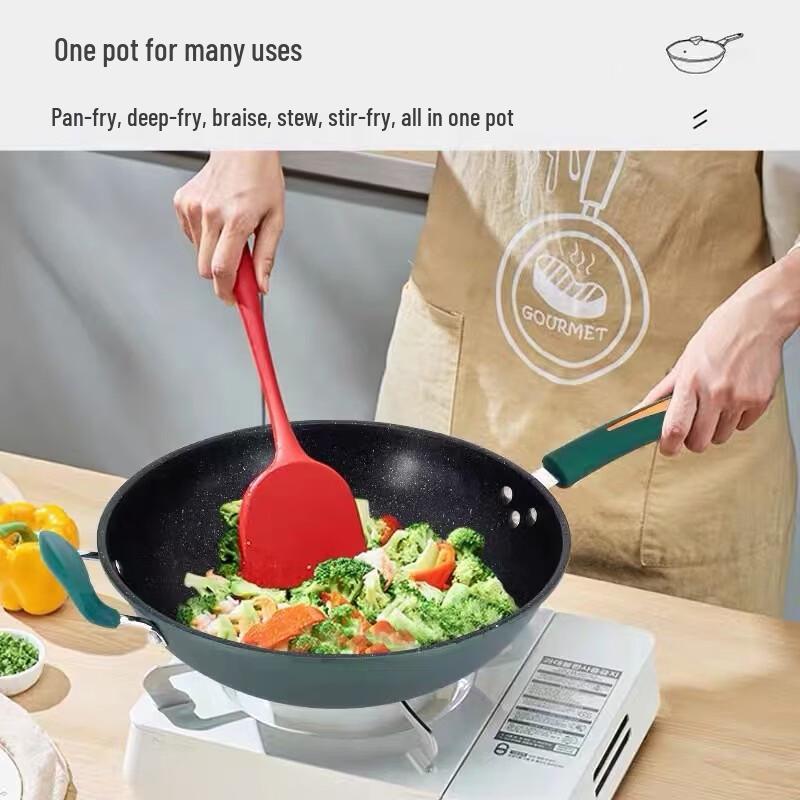 Maifan Stone Wok with Handles
