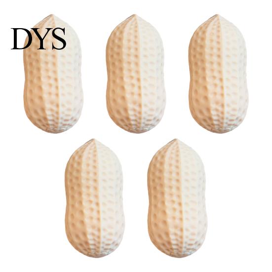 Peanut Desk Toy 1/3/5Pcs Shaped Squeeze Stress Relief Fidget Hand Exercise Relaxation Ball Simulated Food Sensory Pocket Size