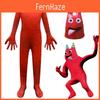Fantasia Cosplay Roblox Rainbow Friends com Tecido de Seda Leite para Festas de Halloween de Crianças