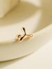 Minimal Piercing 14K Boomerang Earrings