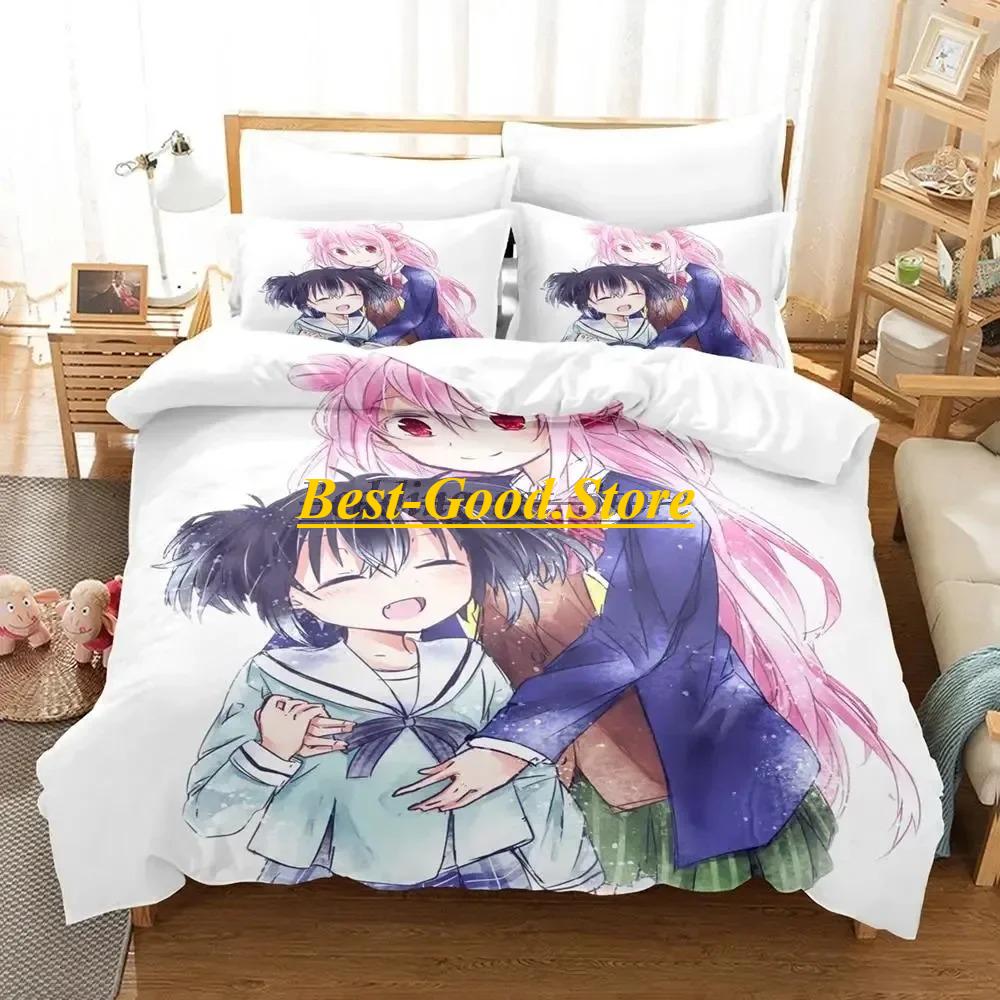 Happy Sugar Life Bedding Set Duvet Cover Sheet Printed Bed Set Pillowcase Bed Full Queen King Size Comforter Bedroom