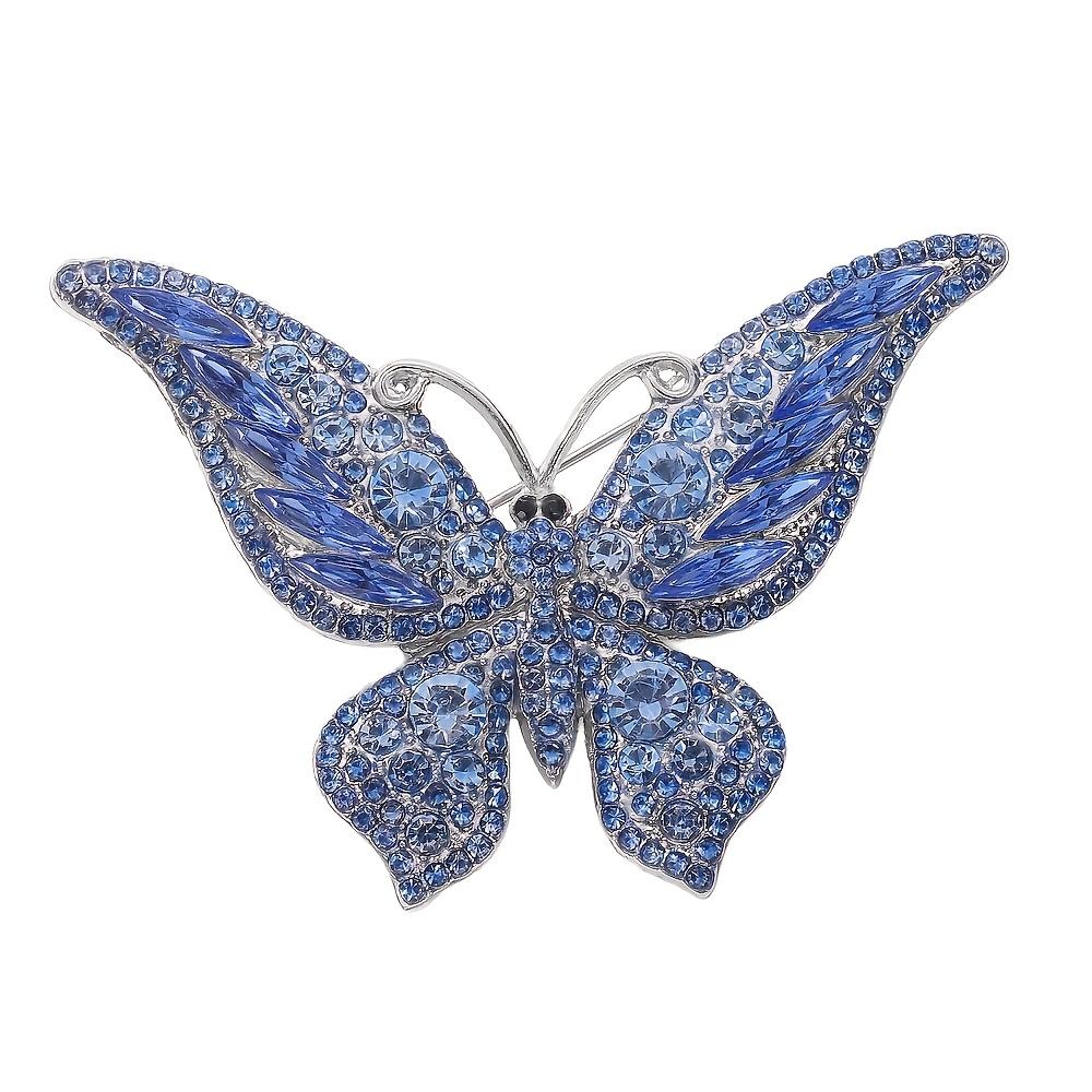 Women Vintage Rhinestone Brooch Elegant Crystal Decorative Pin Fashion Jewelry Accessory for Suits Coats Jackets Dresses and Special Occasions