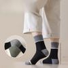 Men's Autumn and Winter Thickened Double-yarn Sports Mid-calf Socks, Men's Anti-odor, Sweat-absorbing and Antibacterial Winter Socks