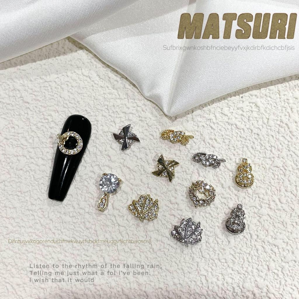 Celebrity Alloy Light Luxury Sparkling Zircon Nail Art Jewelry – DIY Micro-Inlaid Versatile Nail Accessories