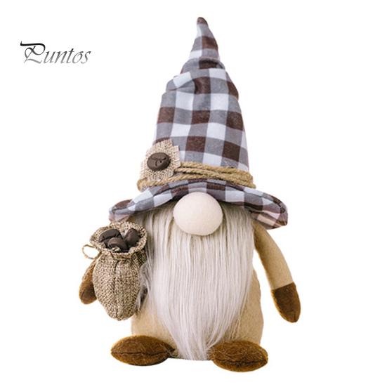 

Красивая сумка для кофейных зерен, мини-гном, плюшевая кукла, декор стола, фаршированные безликие гномы, товары для вечеринок серый