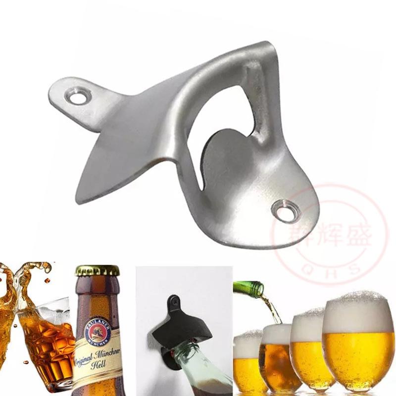 3pcs Bottle Opener Retro Alloy Wall Mounted Beer Opener With Screws Kitchen Tools Cafe Bars Party Antique Beer Bottle Openers