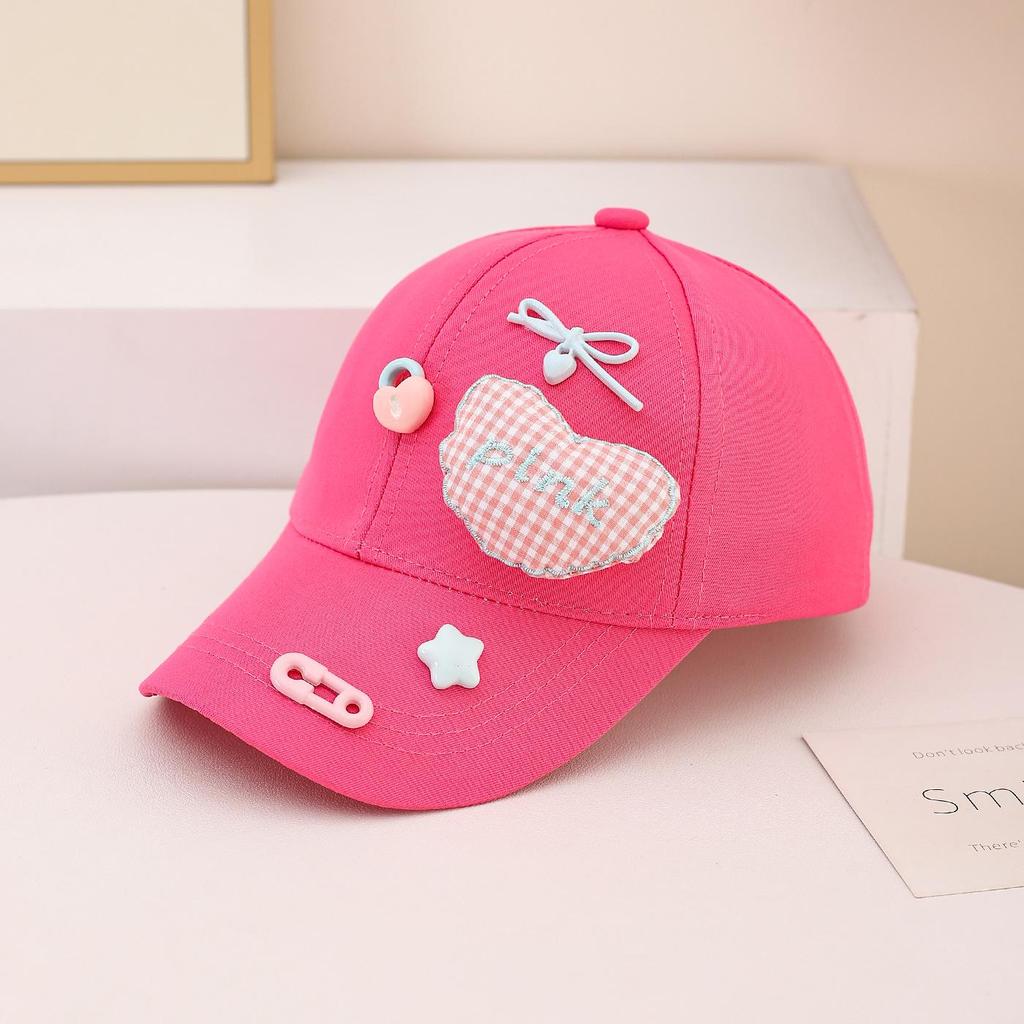 2025 Fashion Kids' Sun Protection Baseball Cap with Cartoon Duckbill Design for Spring & Autumn