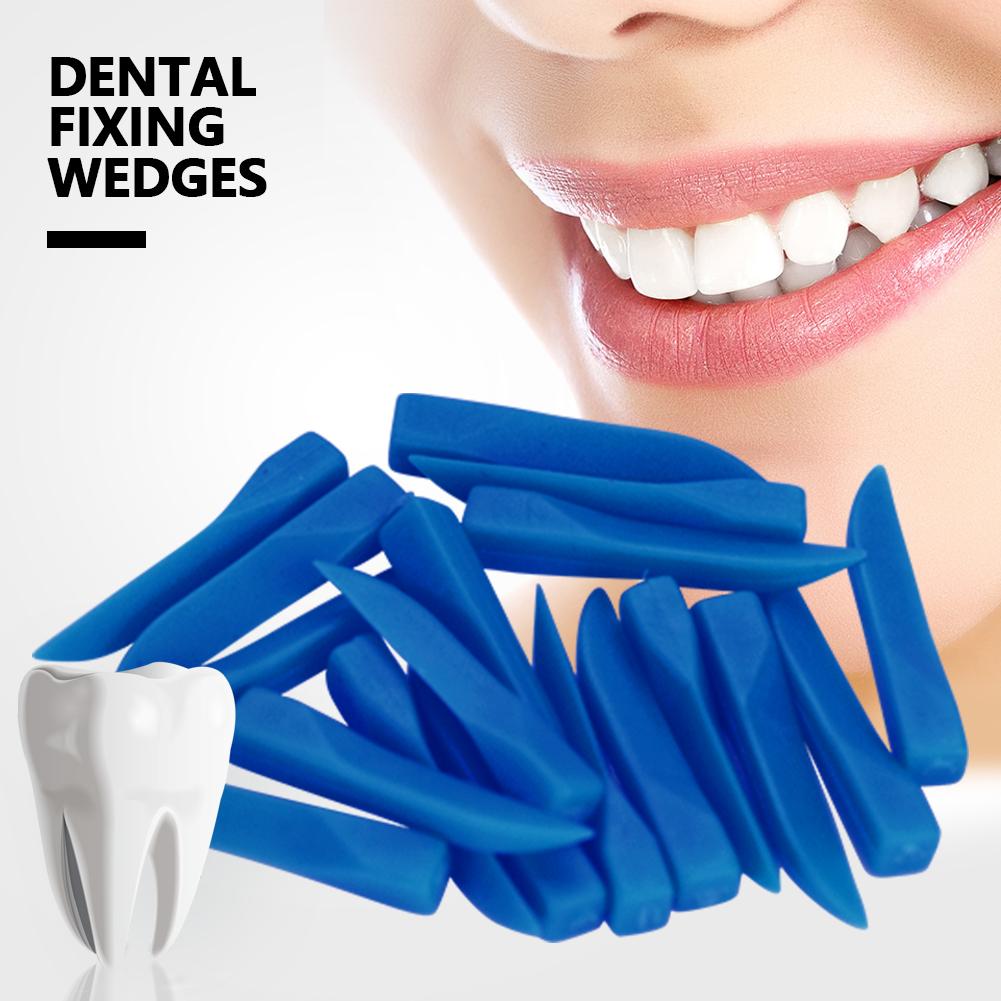 100pcs Dental Disposable Teeth Diastema Wedges Dental Filling Tool Supply  #Blue