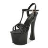 Fashion 2025 new nightclub super high heel sandals women's work shoes walking show steel pipe dance shoes waterproof platform