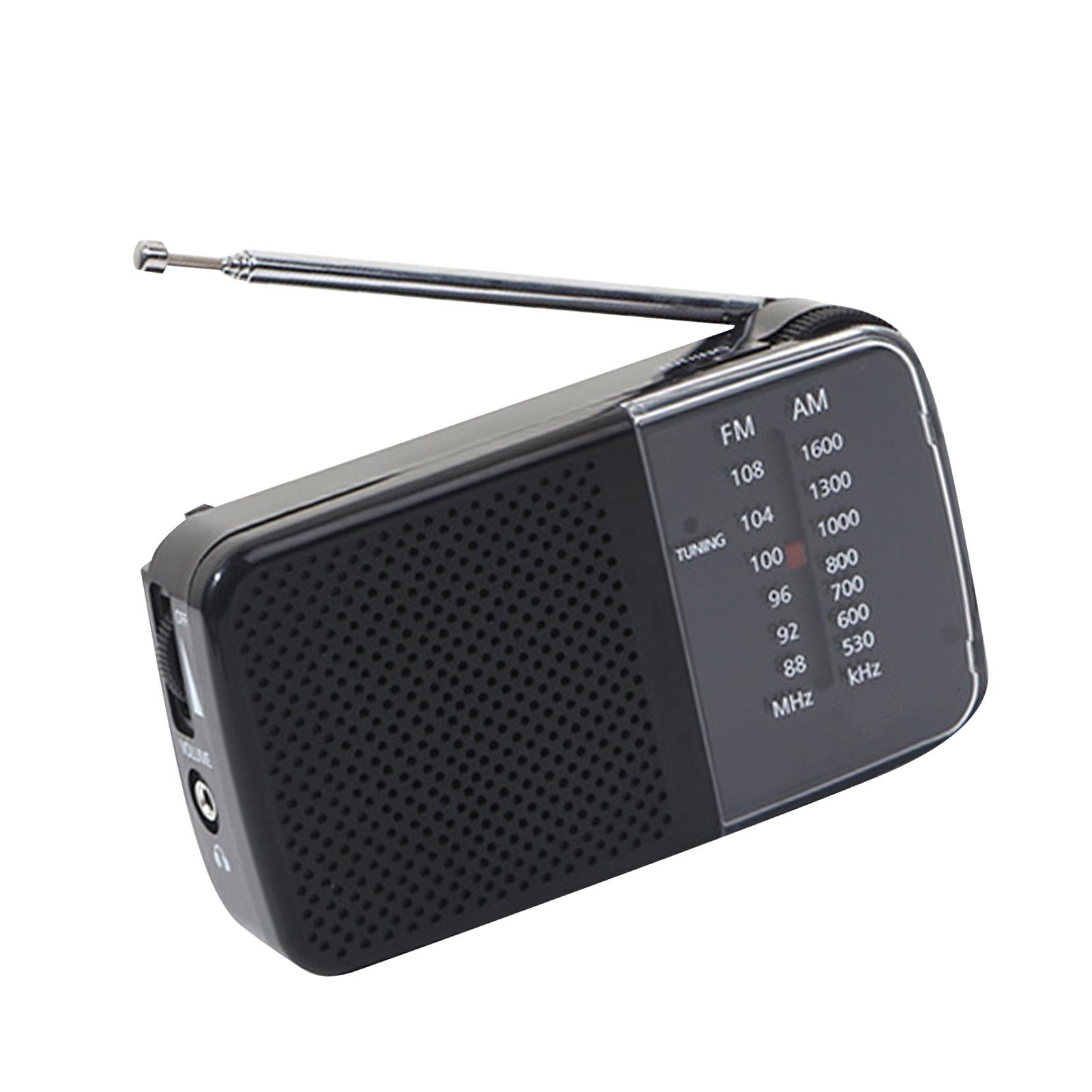 

Portable AM FM Shortwave Radio Small Retro Vintage Radio Battery Powered Portable Handheld Radio for Home