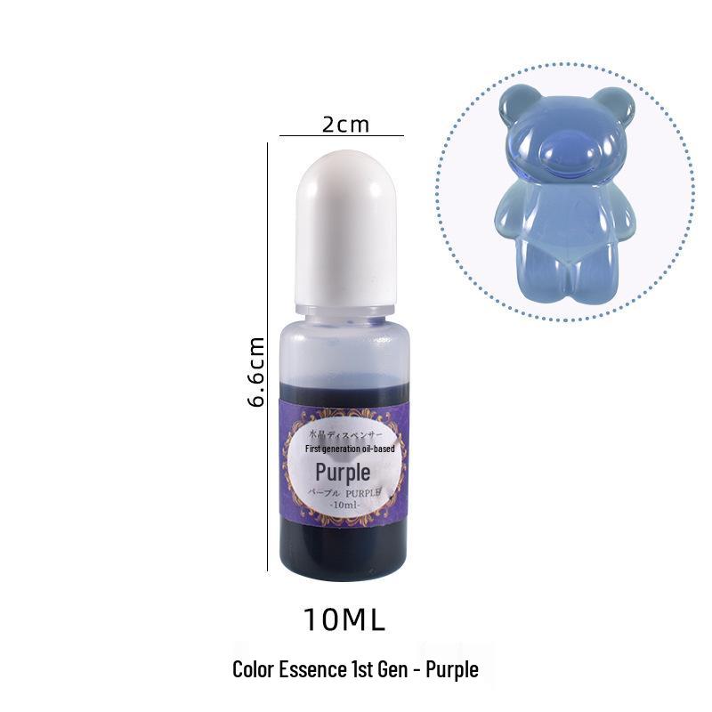 Poppy Crystal Resin Pigment: DIY UV Transparent Ink Color Essence Paste