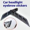 1 Pair Trim Cover Headlamp Eyebrow Eye Lid Decor Decals Front Or Rear Multifunctional Car Headlight Eyebrow Eyelids Stickers