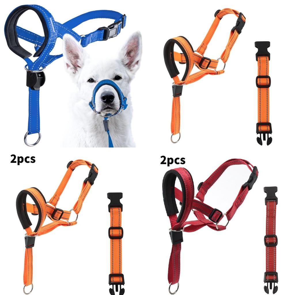 Dog Muzzle Adjustable Breathing Nylon Safety Training For Small Medium Large Pets