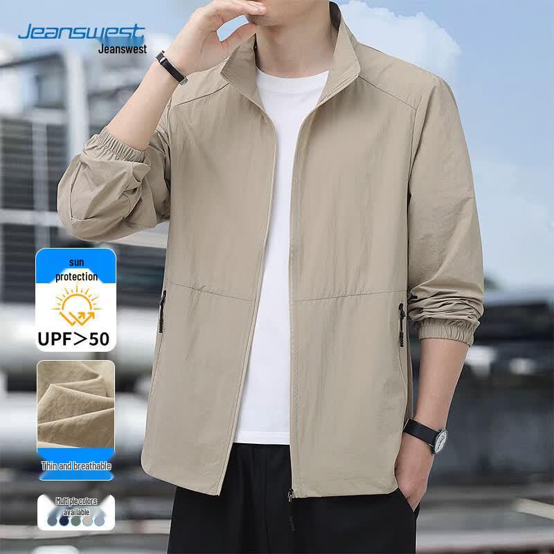 Jeanswest Men s Lightweight Sun Protection Windbreaker 4XL