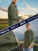 TACVASEN Work UV Outdoor Long Military Size M Men's American-Style Button-Down Shirt, Quick-Drying, Protection, Fashion, Spring/Summer, Fishing,
