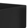 Bathroom Wash Basin with Overflow Matte Black Ceramic