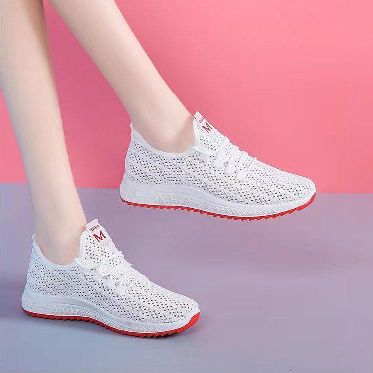 Women's Shoes Breathable Sports Shoes Non Slip Casual Hollow Out Shoes Running Shoes Summer Women's Shoes