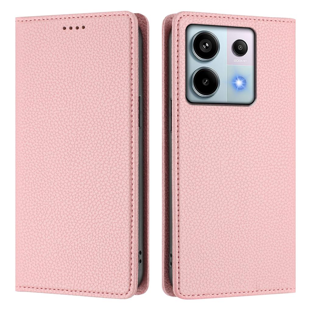 Pentru Xiaomi Poco X6 5G/Xiaomi Redmi Note 13 Pro 5G Husă Portofel Blocare RFID Textură Litchi Piele Husă Mobil