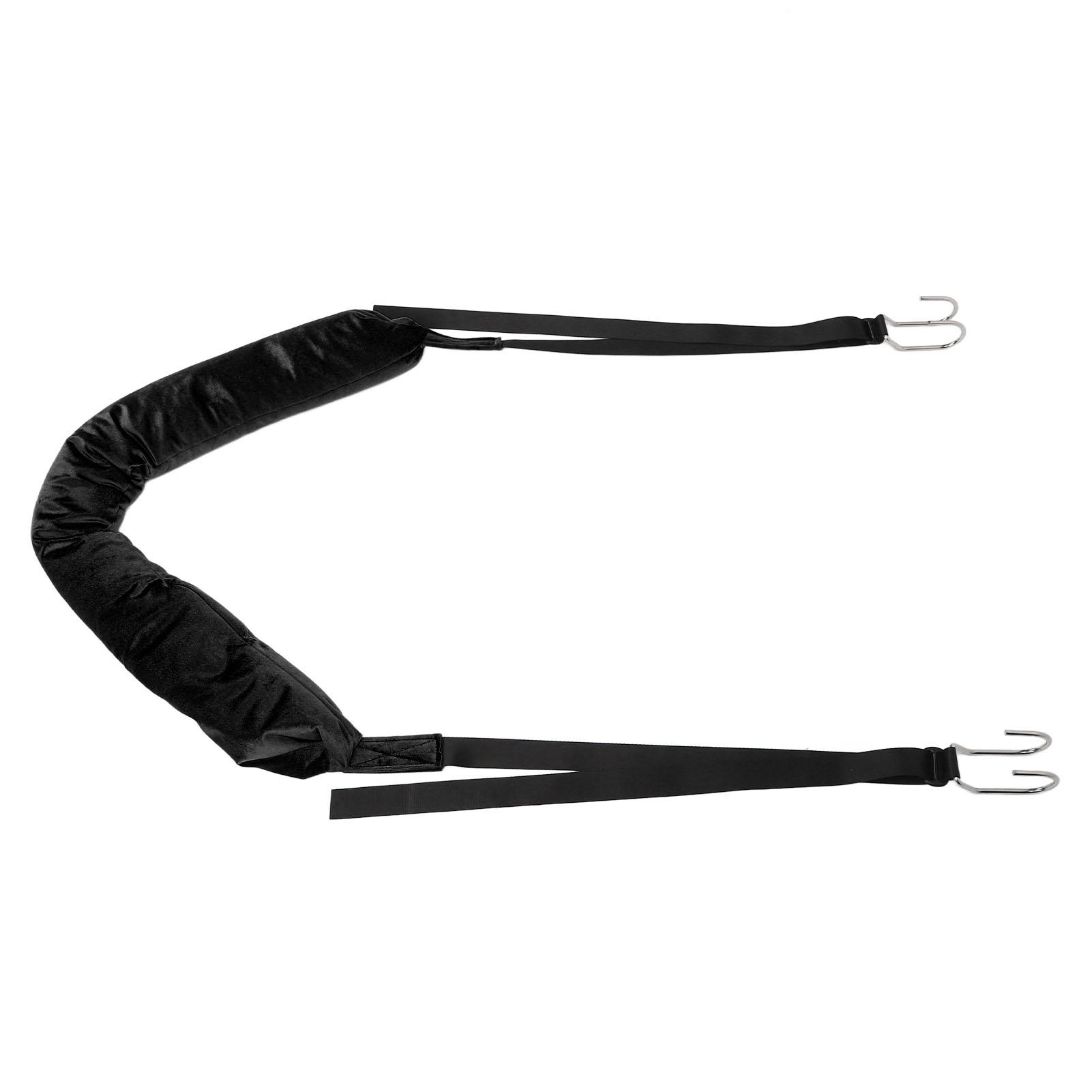 

Подвесной пояс для поясницы, мягкий, удобный, легкий пояс для растяжки спины для домашнего офиса, спортзала чёрный