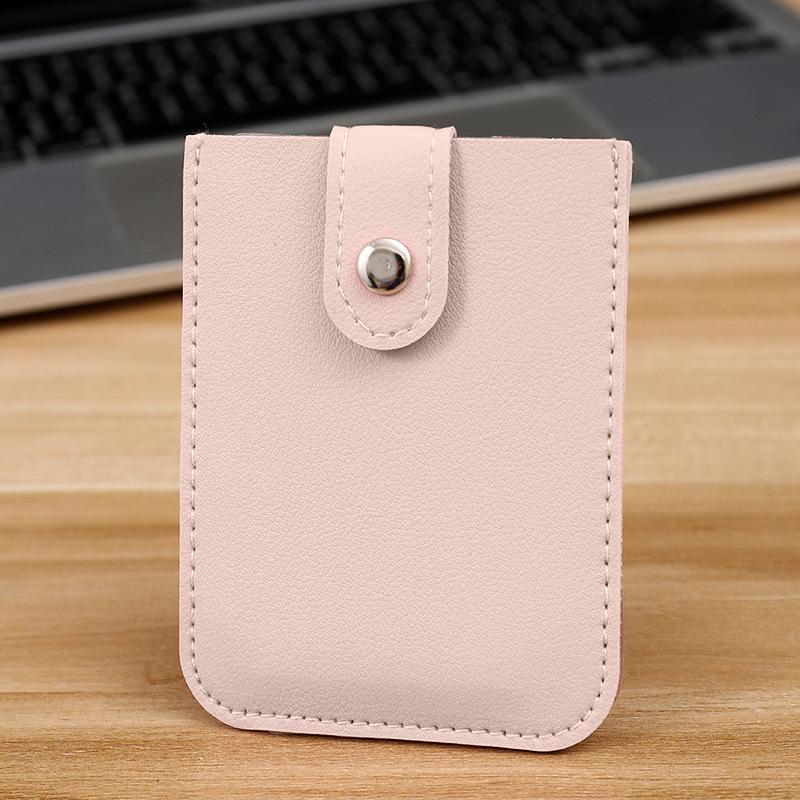 Pu Leather Credit Card Holder Bag 5Pcs Slots Men/Women Wallet Bank Leather Wallets With Money Clip Designer Cardholder