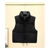 Womens Lightweight Puffer Vest With Stand Collar Zipper Casual Sleeveless Outerwear Fall