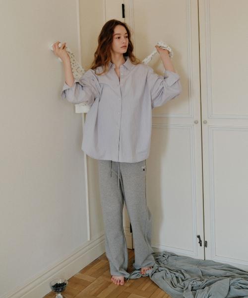 DEPOUND Grape Sweatpants [Melange Grey]